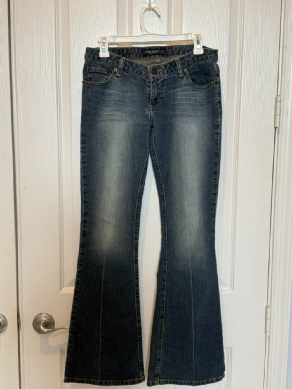 American Eagle Kick Bootcut Jeans Women’s 6 Dark Wash Y2K Low Rise Vintage